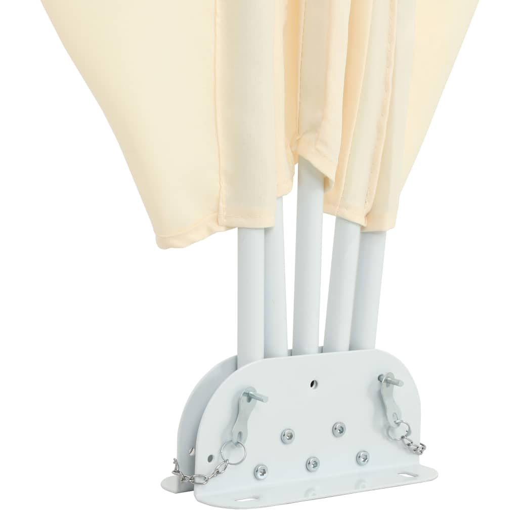 Foldable patio side fan cream 300×200 cm