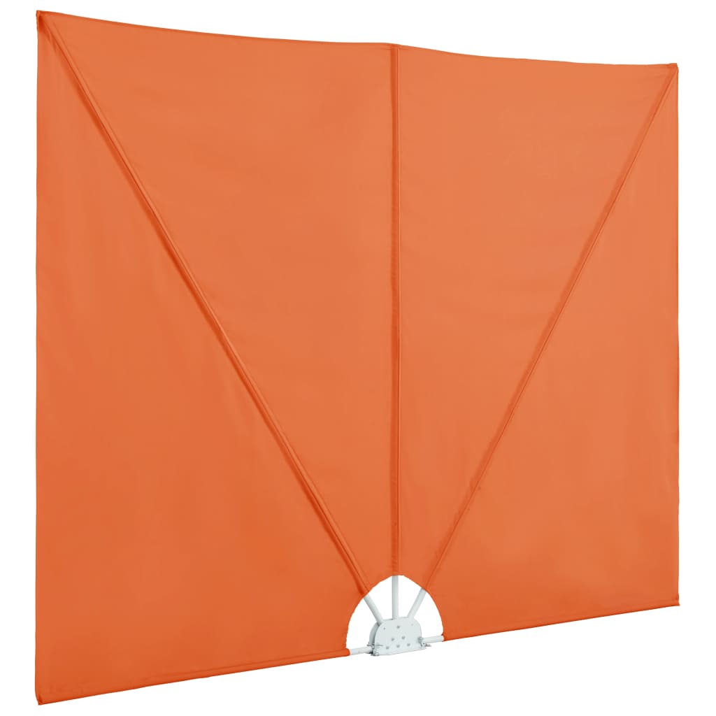 Faltbarer Terrassen-Seitenfächer Terracotta-Rot 300×150 cm