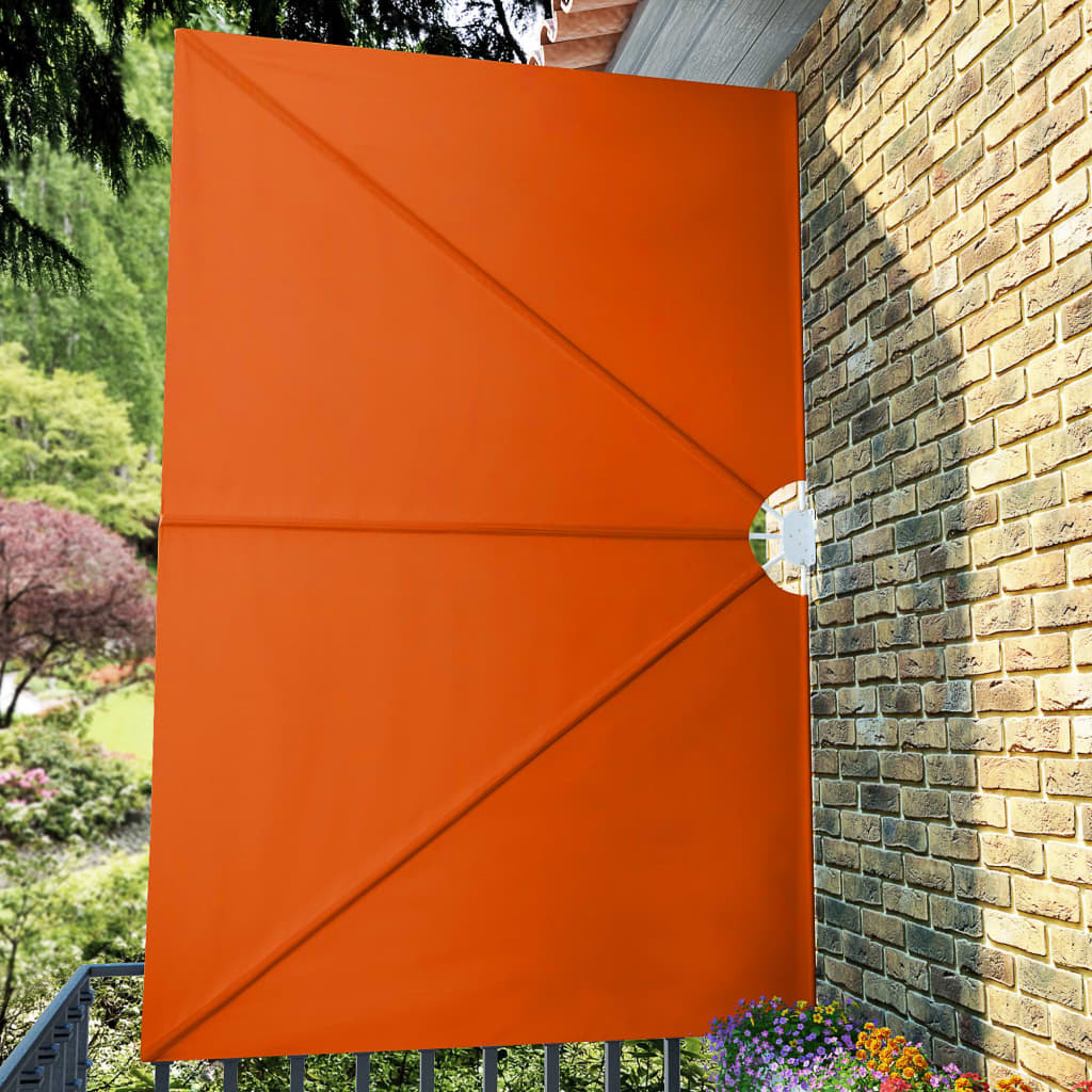 Faltbarer Terrassen-Seitenfächer Terracotta-Rot 300×200 cm