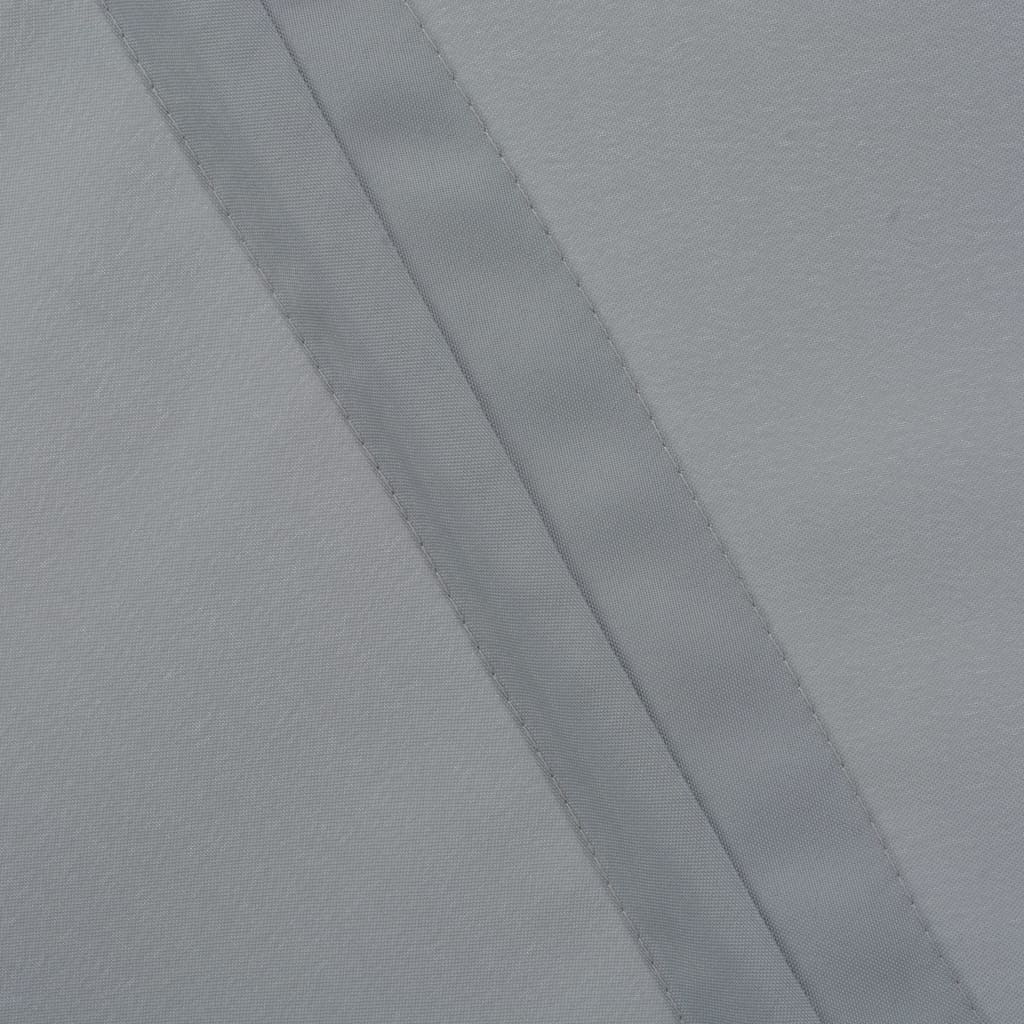 Faltbarer Terrassen-Seitenfächer Grau 200 cm