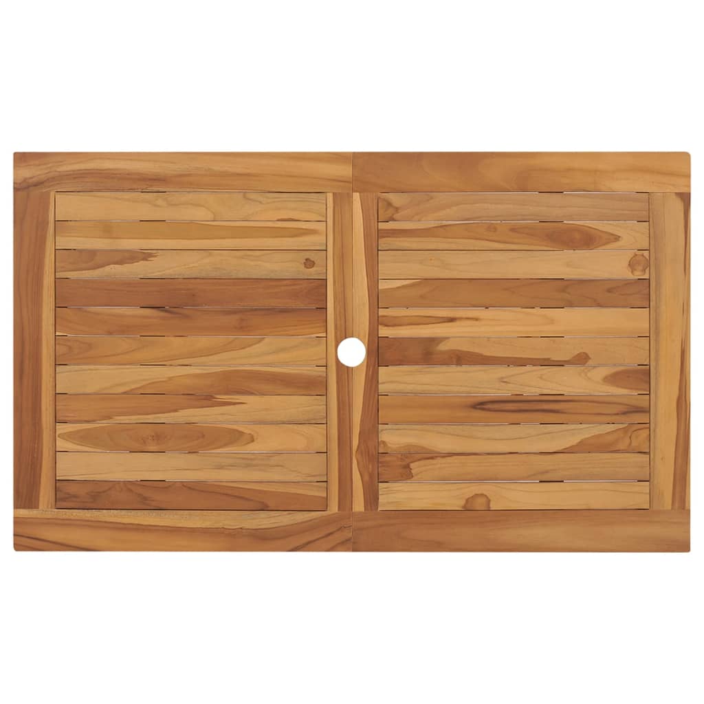 Gartentisch Klappbar 120x70x75 cm Massivholz Teak