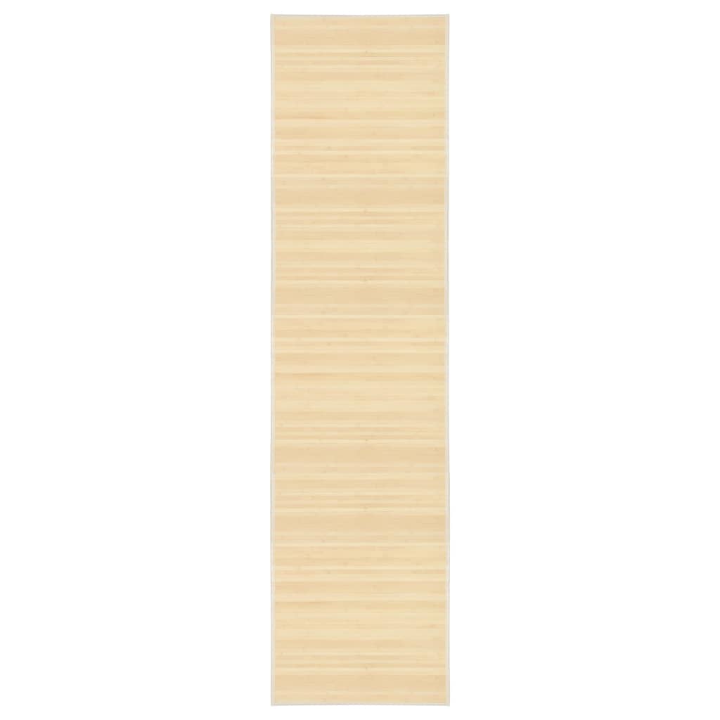 Bamboo rug 80x300 cm natural
