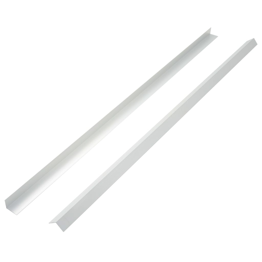 5 pcs. Panel angles Panels Aluminum 170 cm Silver