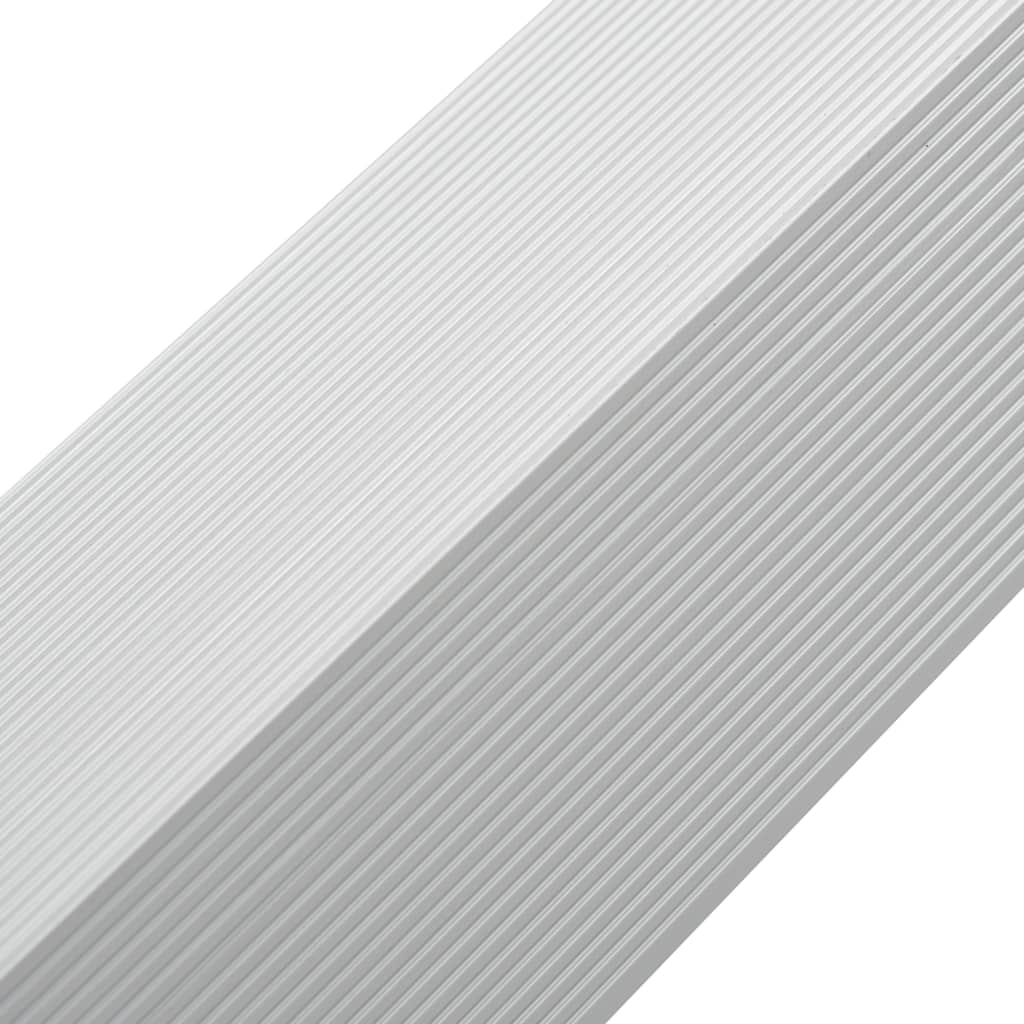 5 pcs. Panel angles Panels Aluminum 170 cm Silver