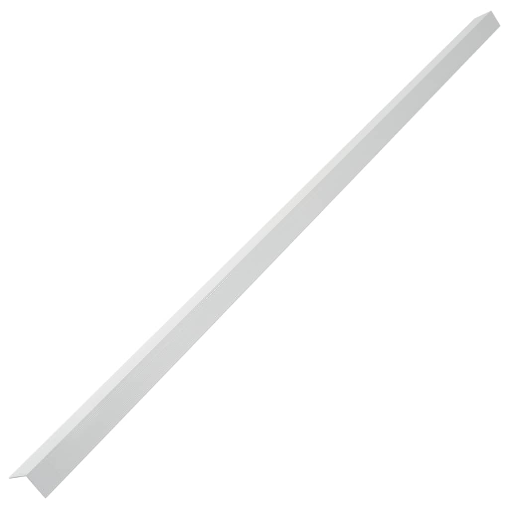 5 pcs. Panel angles Panels Aluminum 170 cm Silver