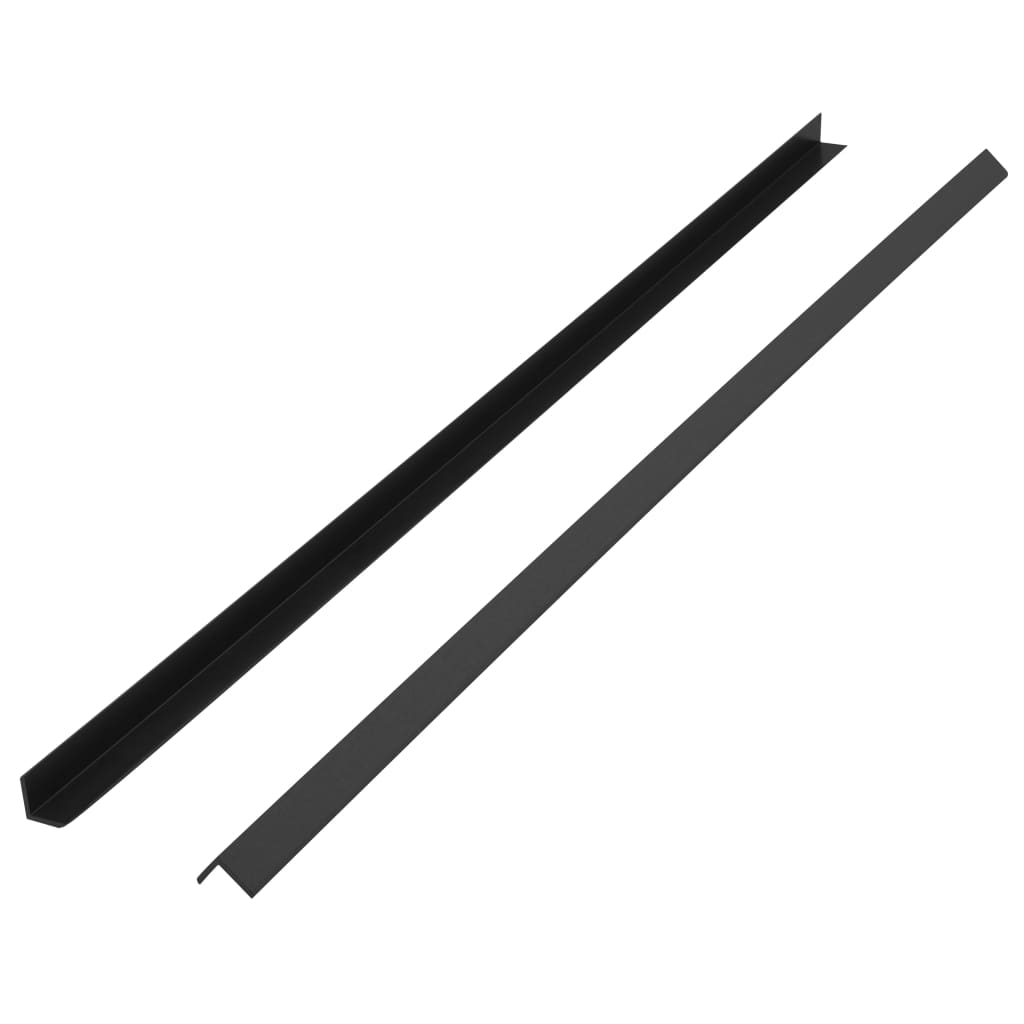 Corner strips 5 pcs. WPC 170 cm Black