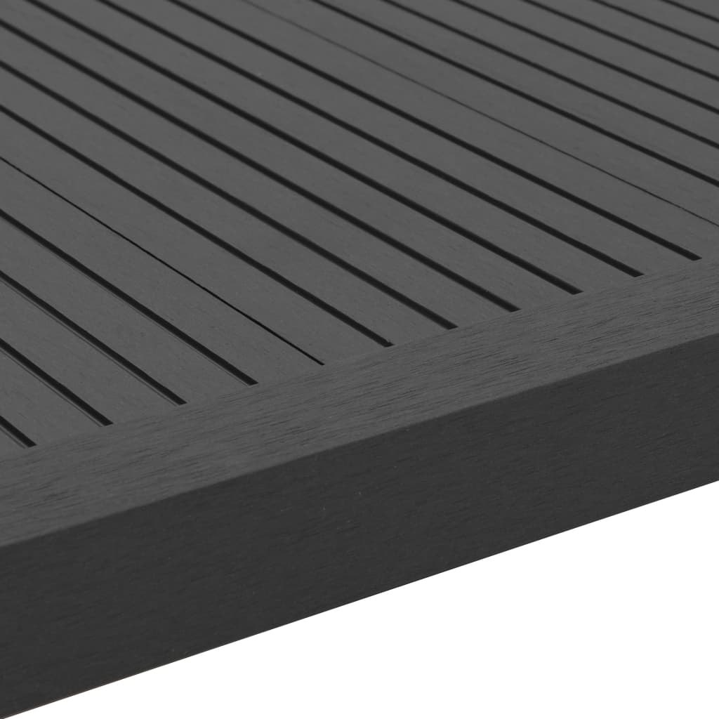 Corner strips 5 pcs. WPC 170 cm Black