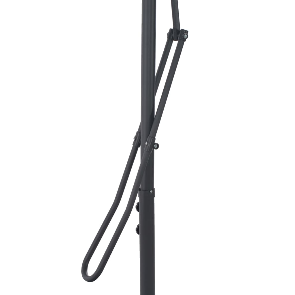 Parasol with steel pole 250x250 cm Taupe