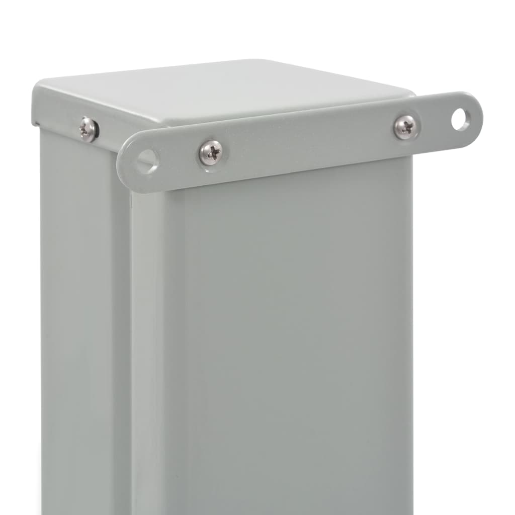 Extendable Side Awning 120x300 cm Grey