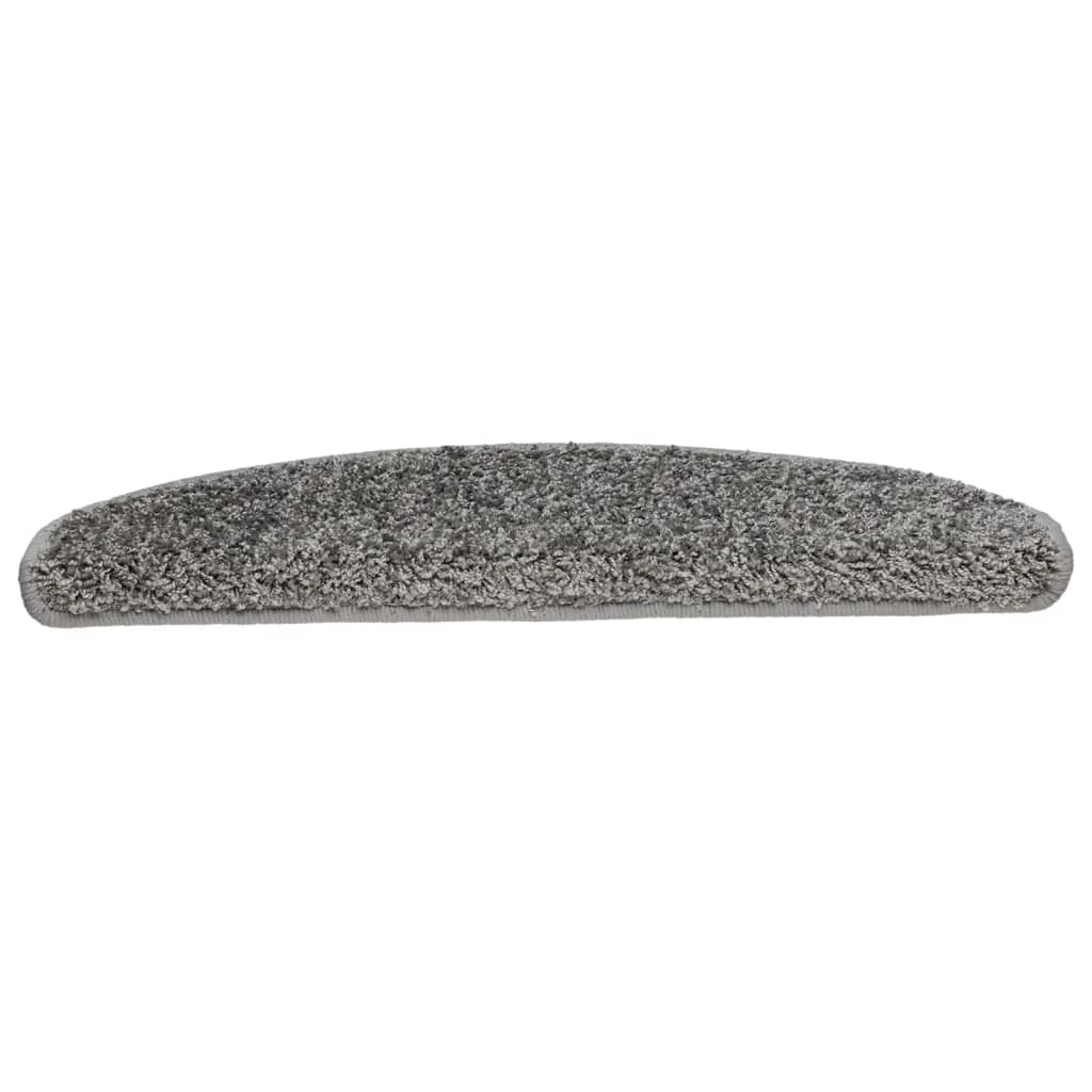Stufenmatten 15 Stk. 65x21x4 cm Grau Halbrund Groß