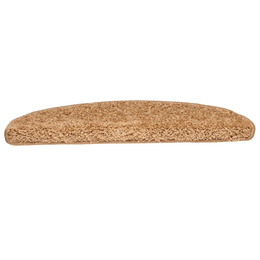 Stufenmatten 15 Stk. 65x21x4 cm Beige Halbrund Groß