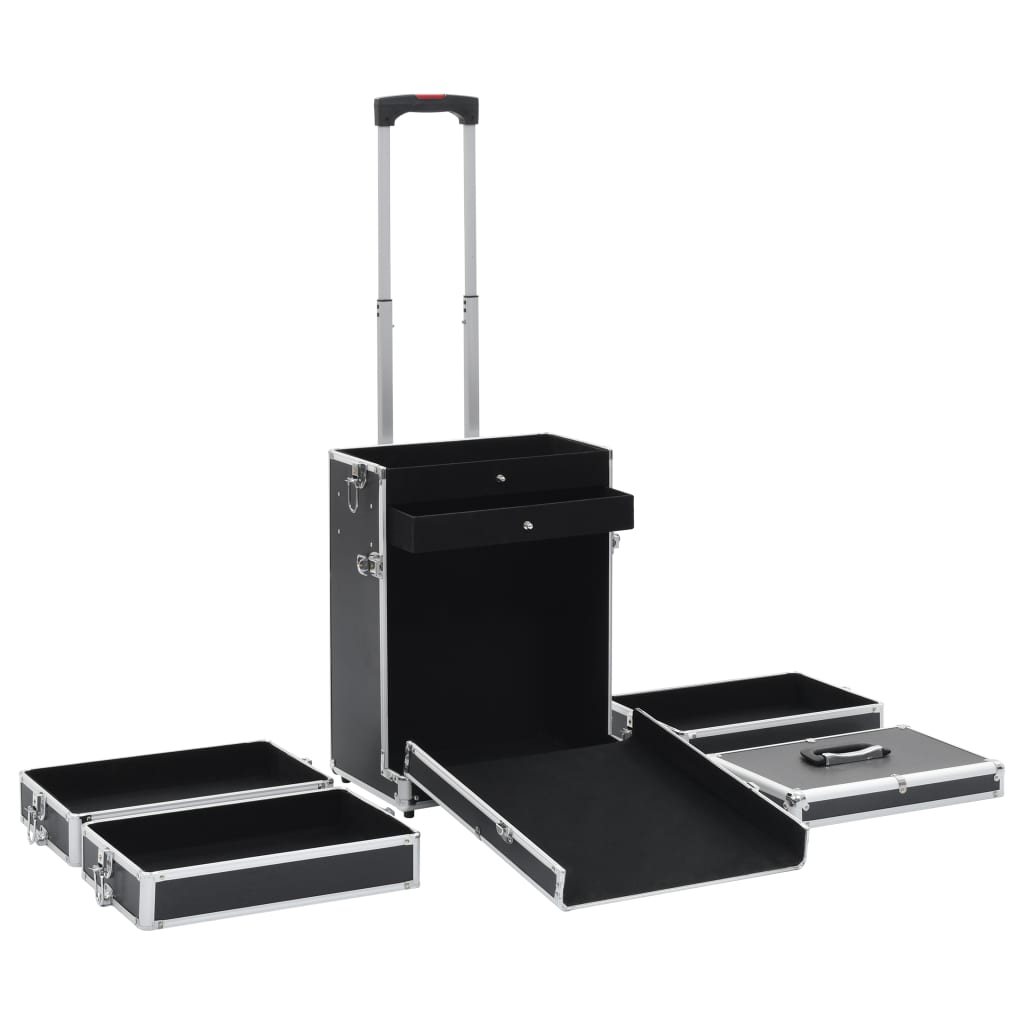 Cosmetic Case Aluminum Black