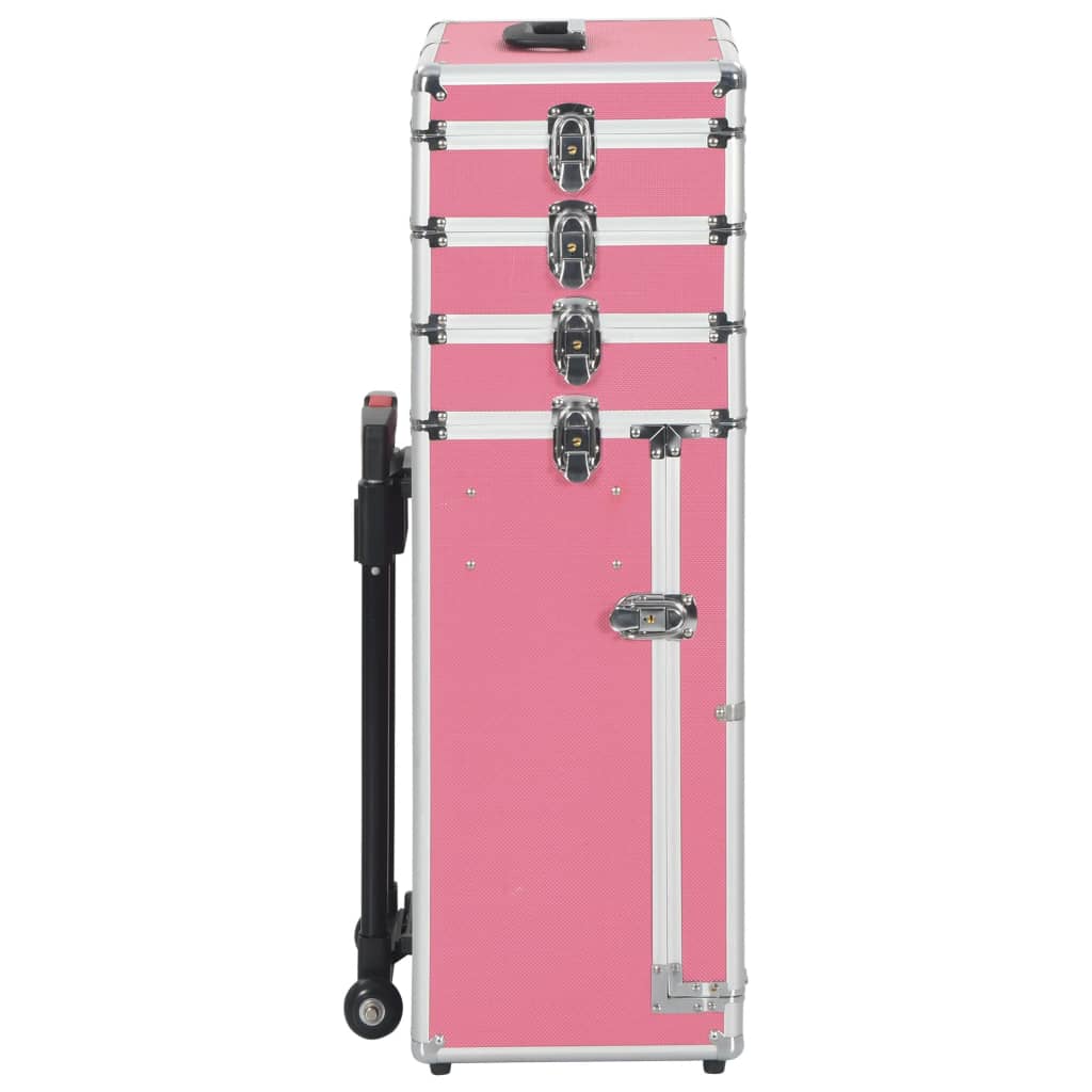 Kosmetikkoffer Aluminium Rosa