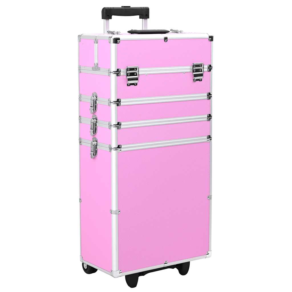 Kosmetikkoffer Aluminium Rosa