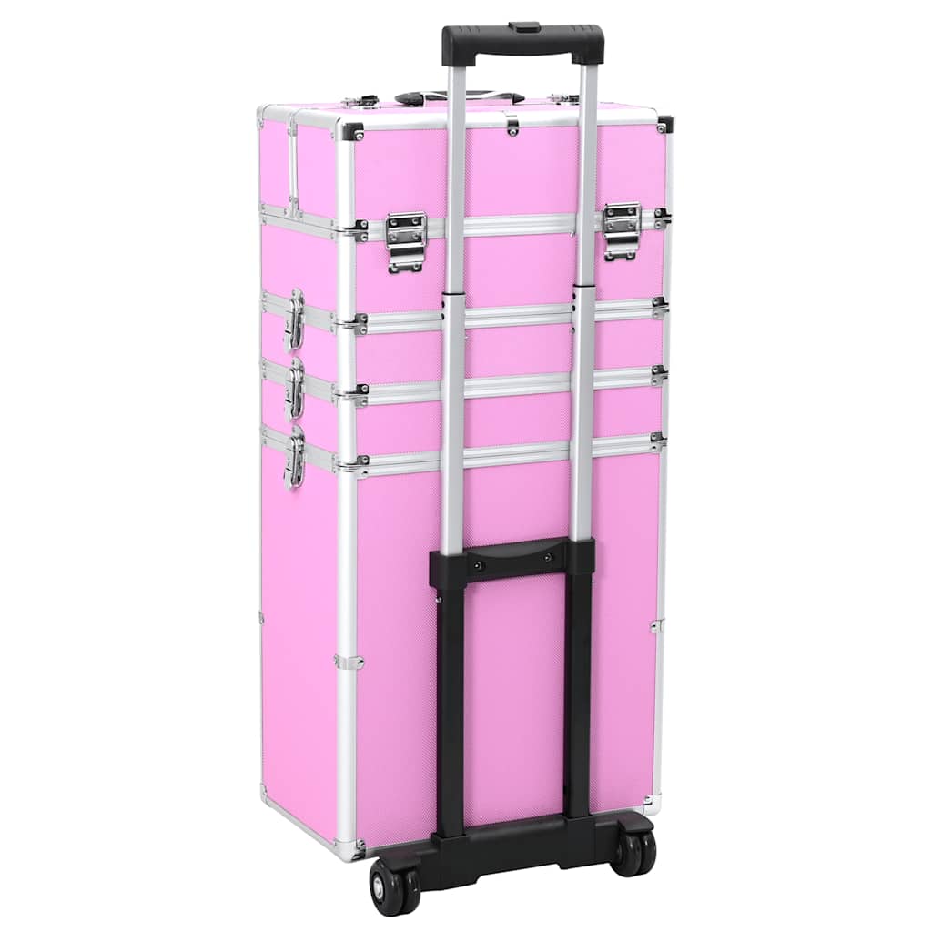 Kosmetikkoffer Aluminium Rosa