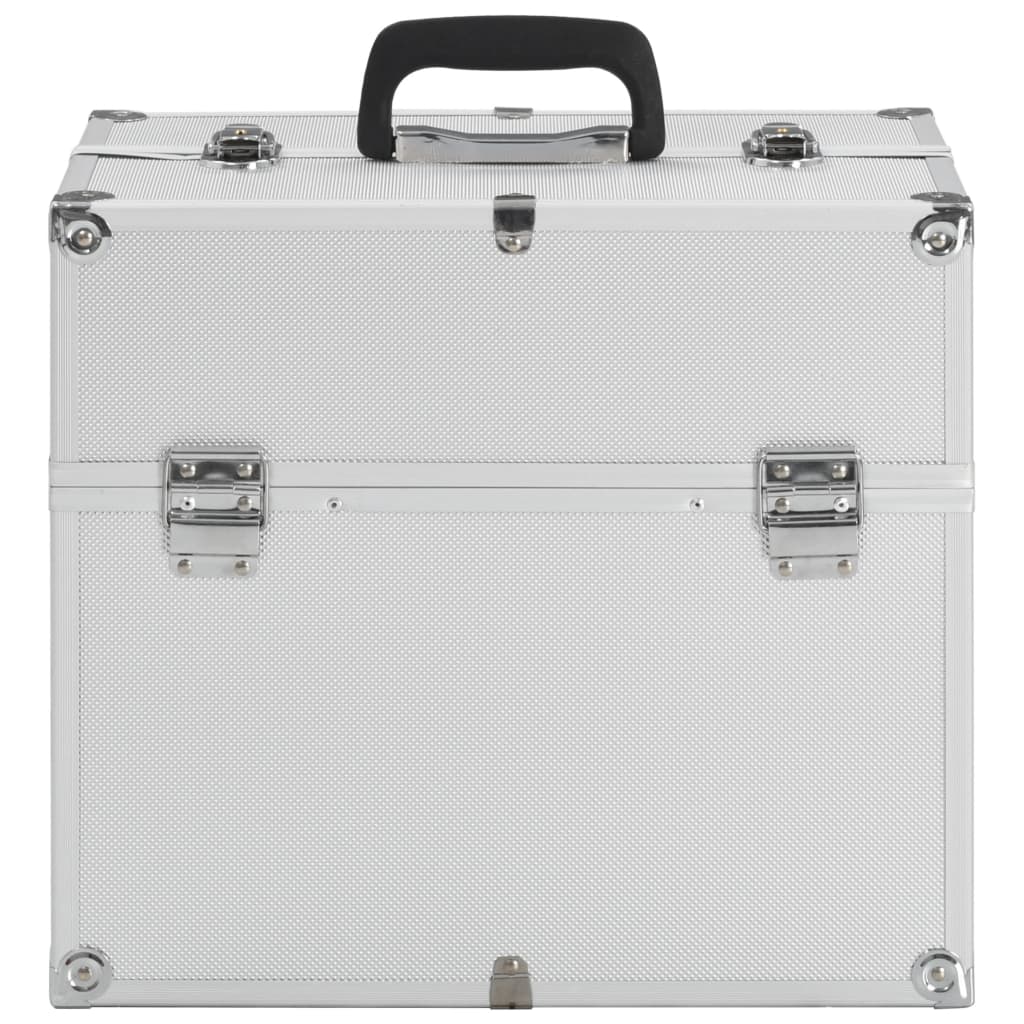 Cosmetic Case 38x23x34 cm Silver Aluminum