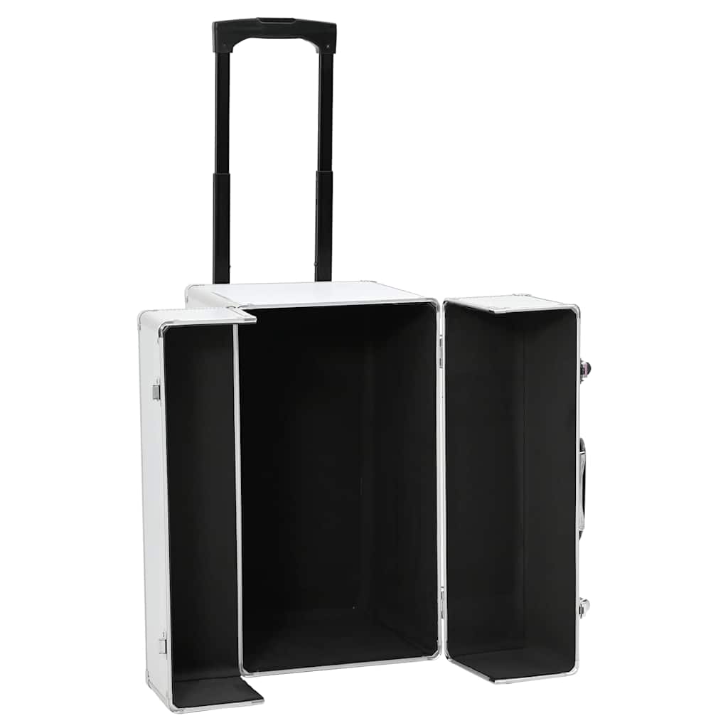 Pilotenkoffer 47 x 39 x 27 cm Silbern Aluminium