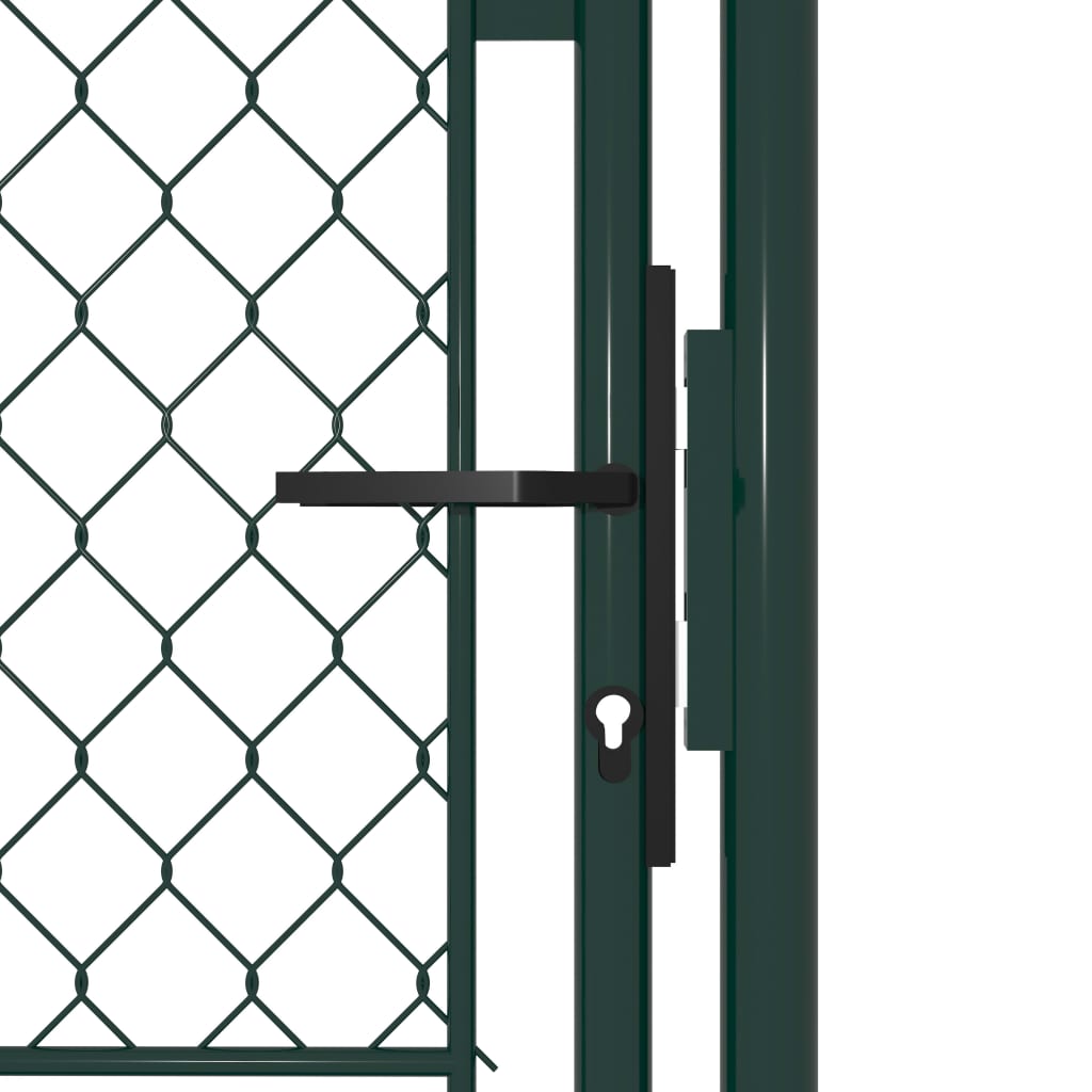 Gartentor Stahl 100×175 cm Grün