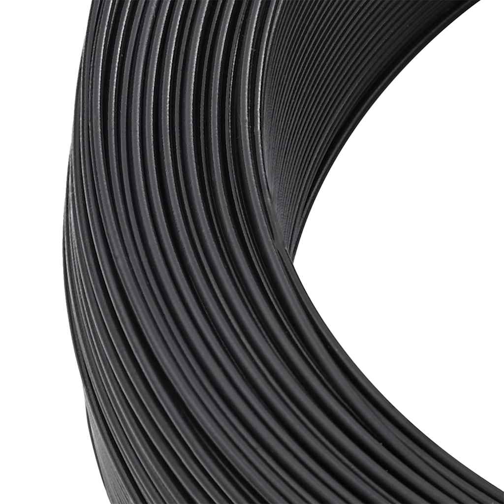 Zaun-Bindedraht 250 m 1,4/2 mm Stahl Anthrazit