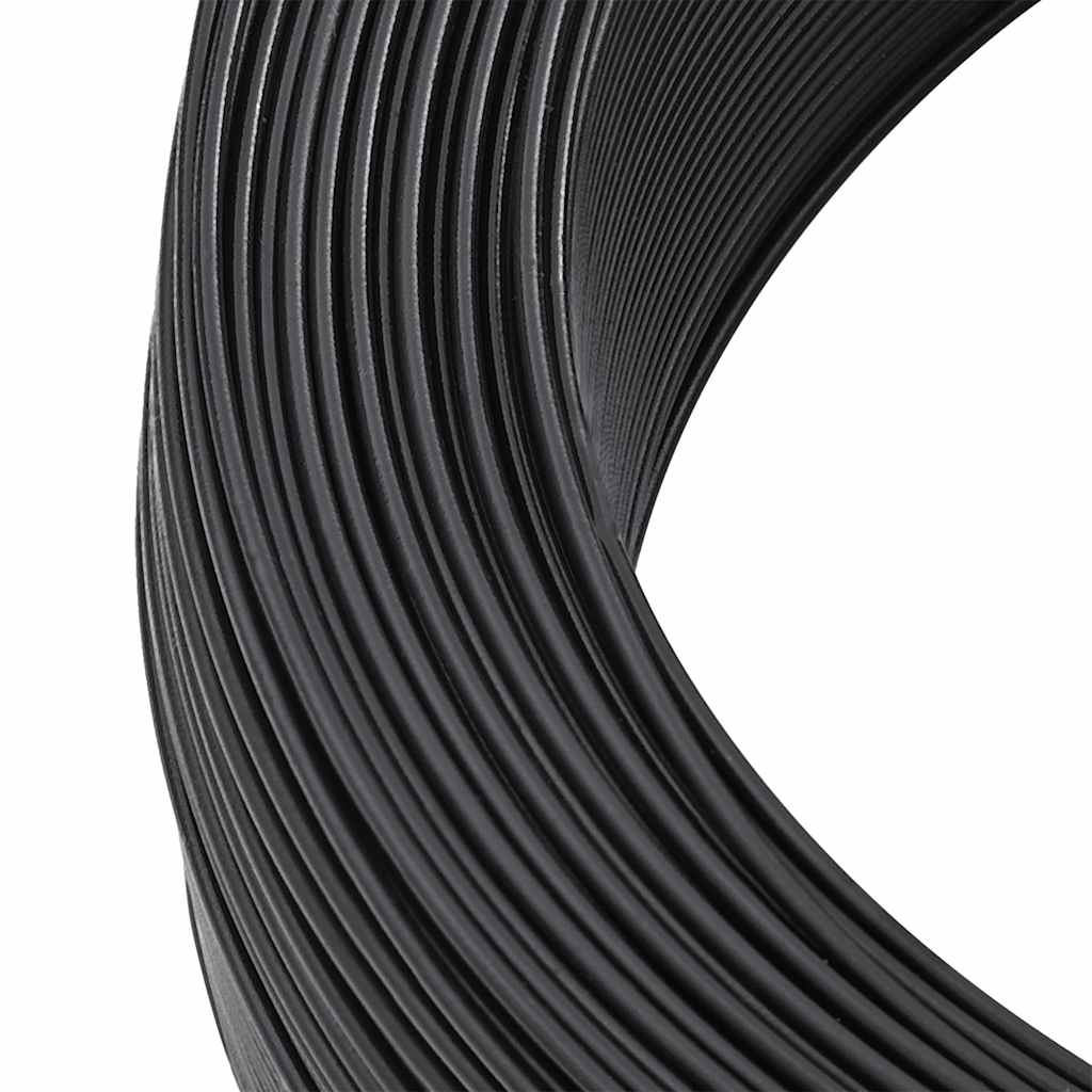 Zaun-Bindedraht 250 m 2,3/3,8 mm Stahl Anthrazit
