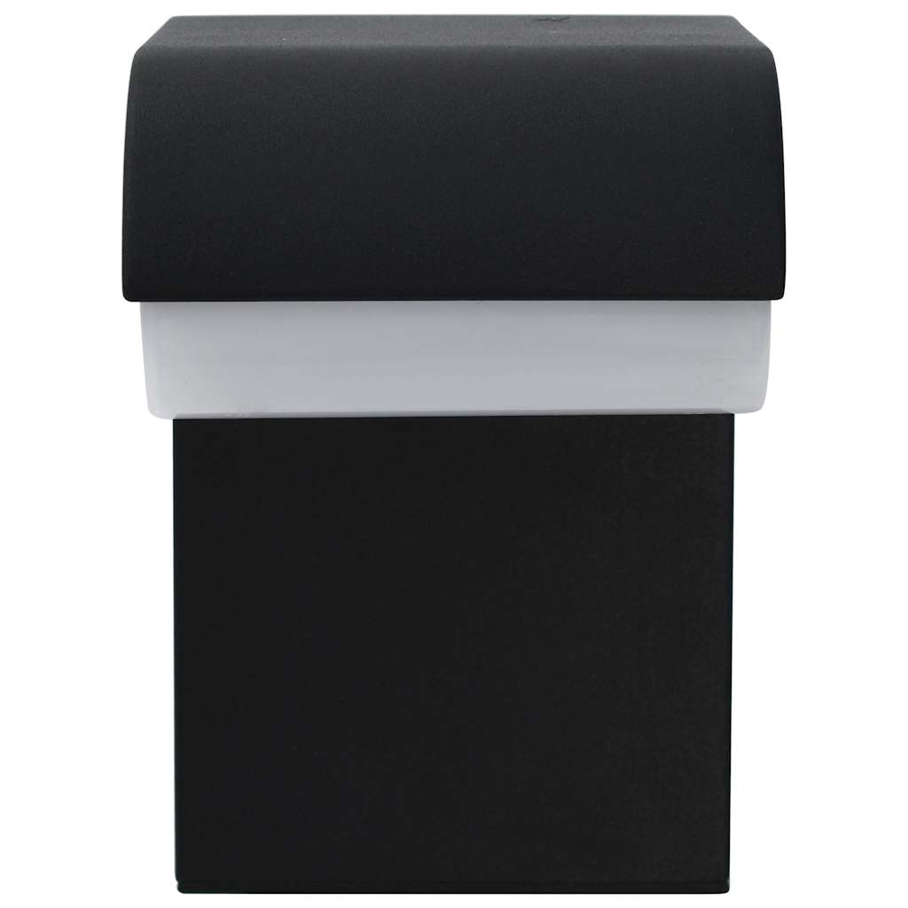 Outdoor wall light LED 9 W black oval