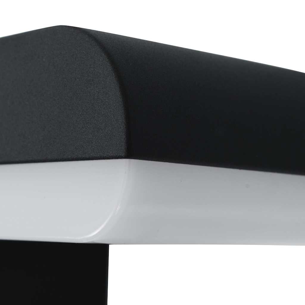 Outdoor wall light LED 9 W black oval