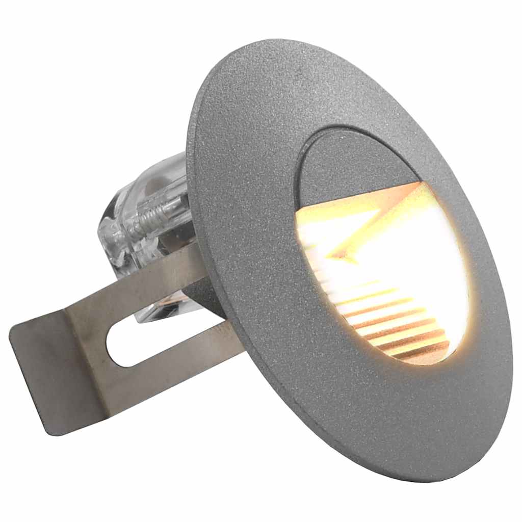 Außenwandleuchten 6 Stk. LED 5 W Silbern Rund