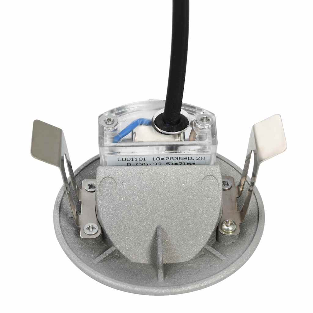 Außenwandleuchten 6 Stk. LED 5 W Silbern Rund