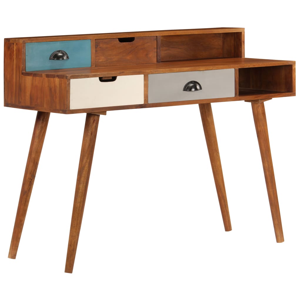 Desk 110 x 50 x 90 cm solid acacia wood