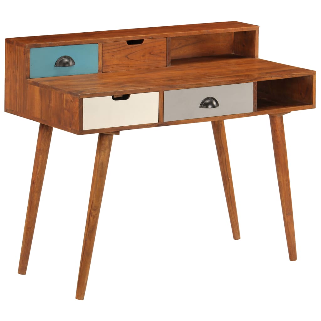 Desk 110 x 50 x 90 cm solid acacia wood