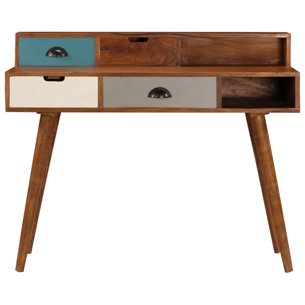 Desk 110 x 50 x 90 cm solid acacia wood
