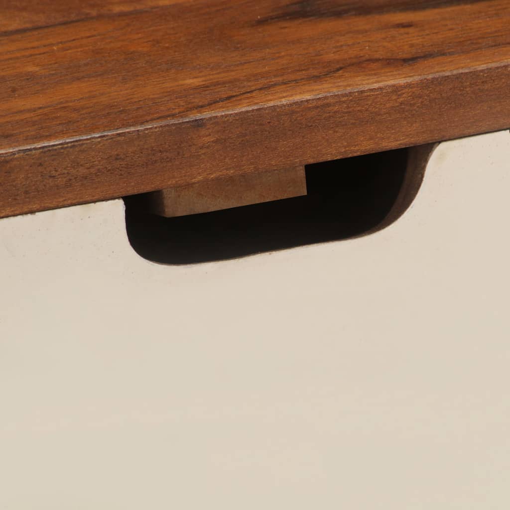 Desk 110 x 50 x 90 cm solid acacia wood