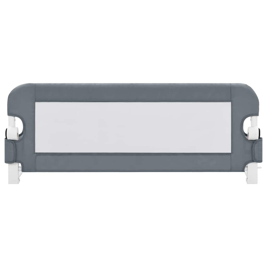 Kleinkind-Bettschutzgitter Grau 102x42 cm Polyester