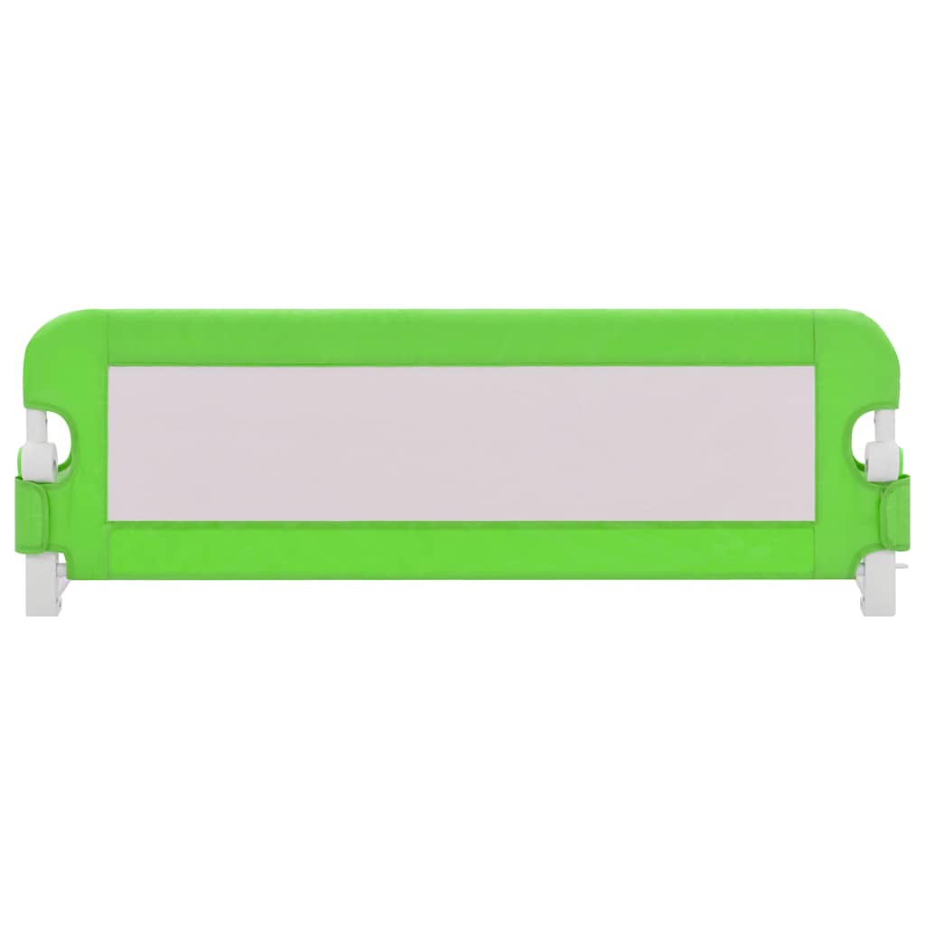 Toddler bed guard green 120x42 cm polyester