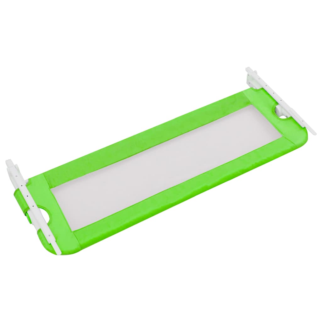 Toddler bed guard green 120x42 cm polyester