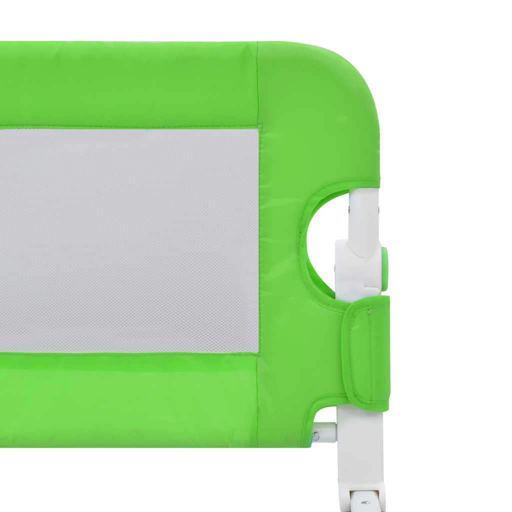 Toddler bed guard green 120x42 cm polyester