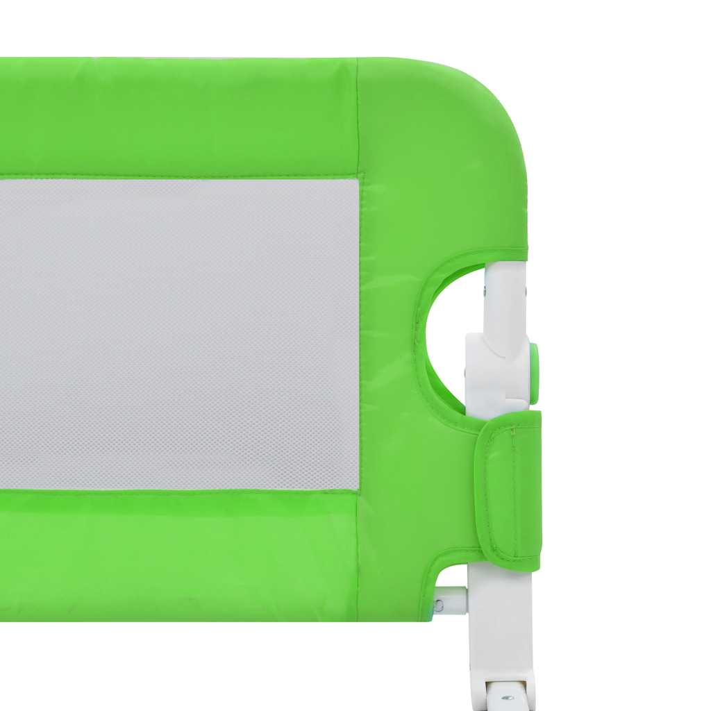 Toddler bed guard green 180x42 cm polyester