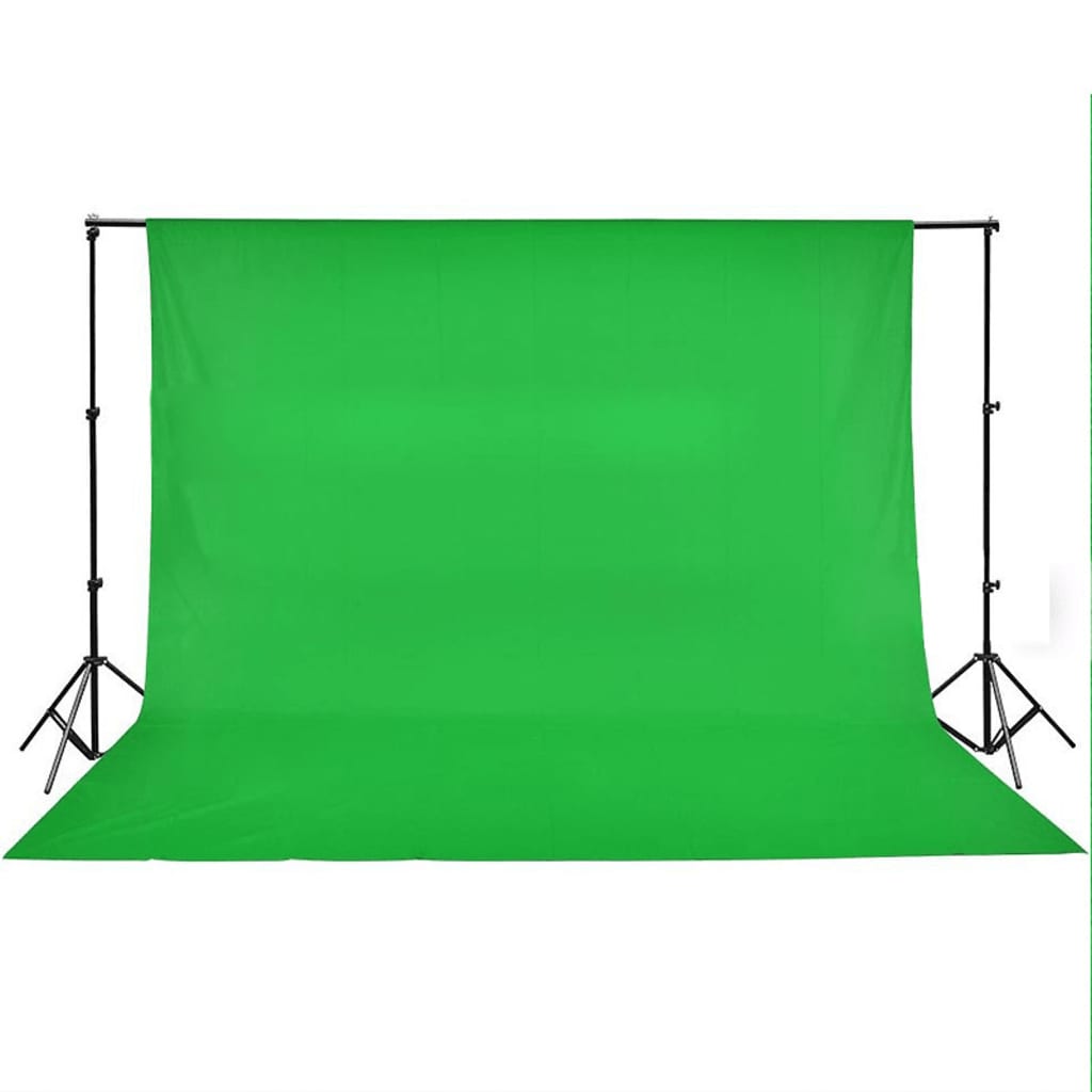 Fotohintergrund ohne Ständer Baumwolle Grün 500x300 Chroma-Key