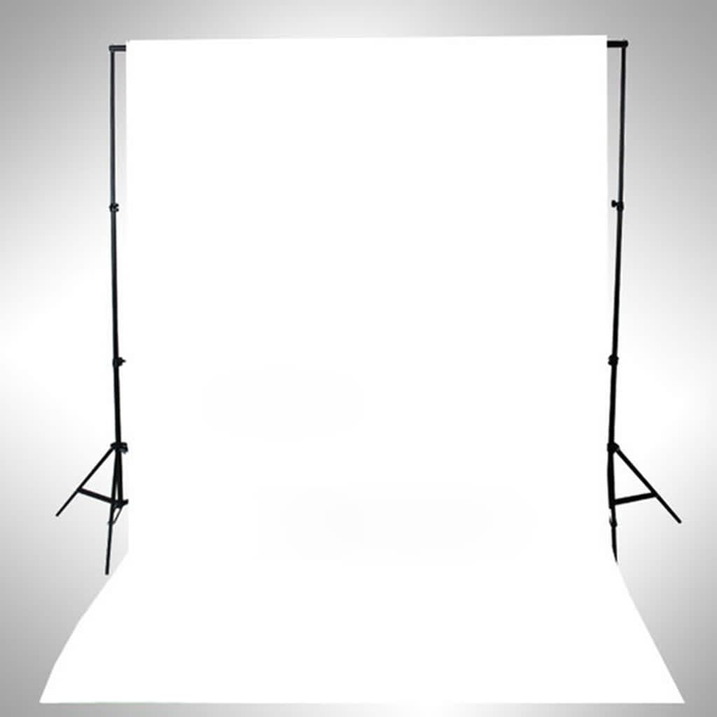 Fotohintergrund ohne Ständer Baumwolle Weiß 500x300 cm