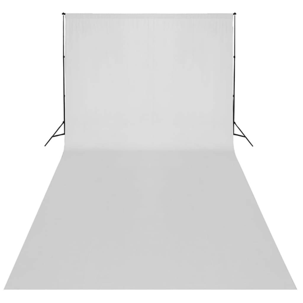 Fotostudio-Set mit Weißem Hintergrund 600×300 cm & Leuchten