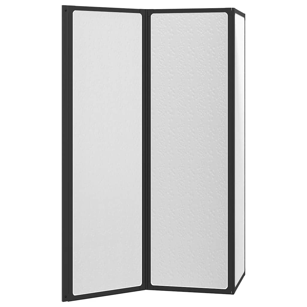 Badewannen Faltwand Duschabtrennung 141 x 132 cm