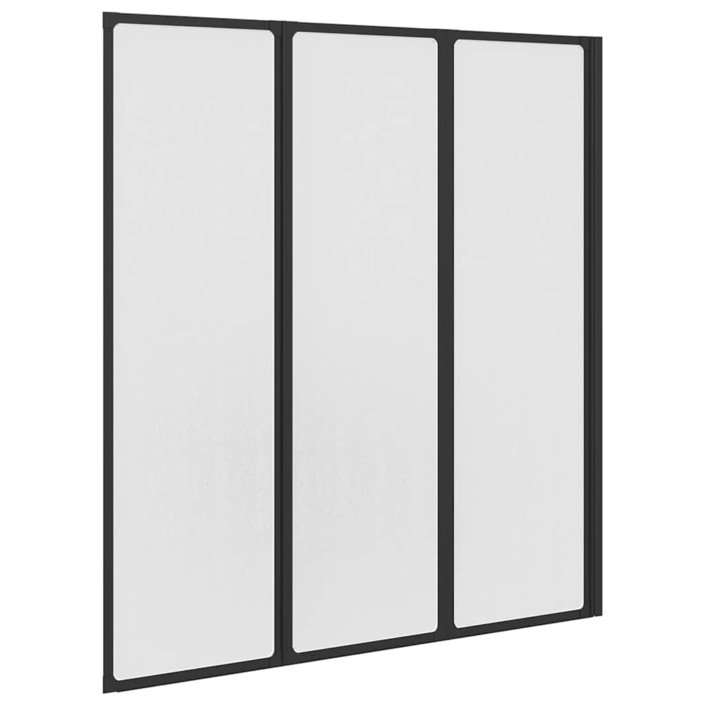 Badewannen Faltwand Duschabtrennung 141 x 132 cm