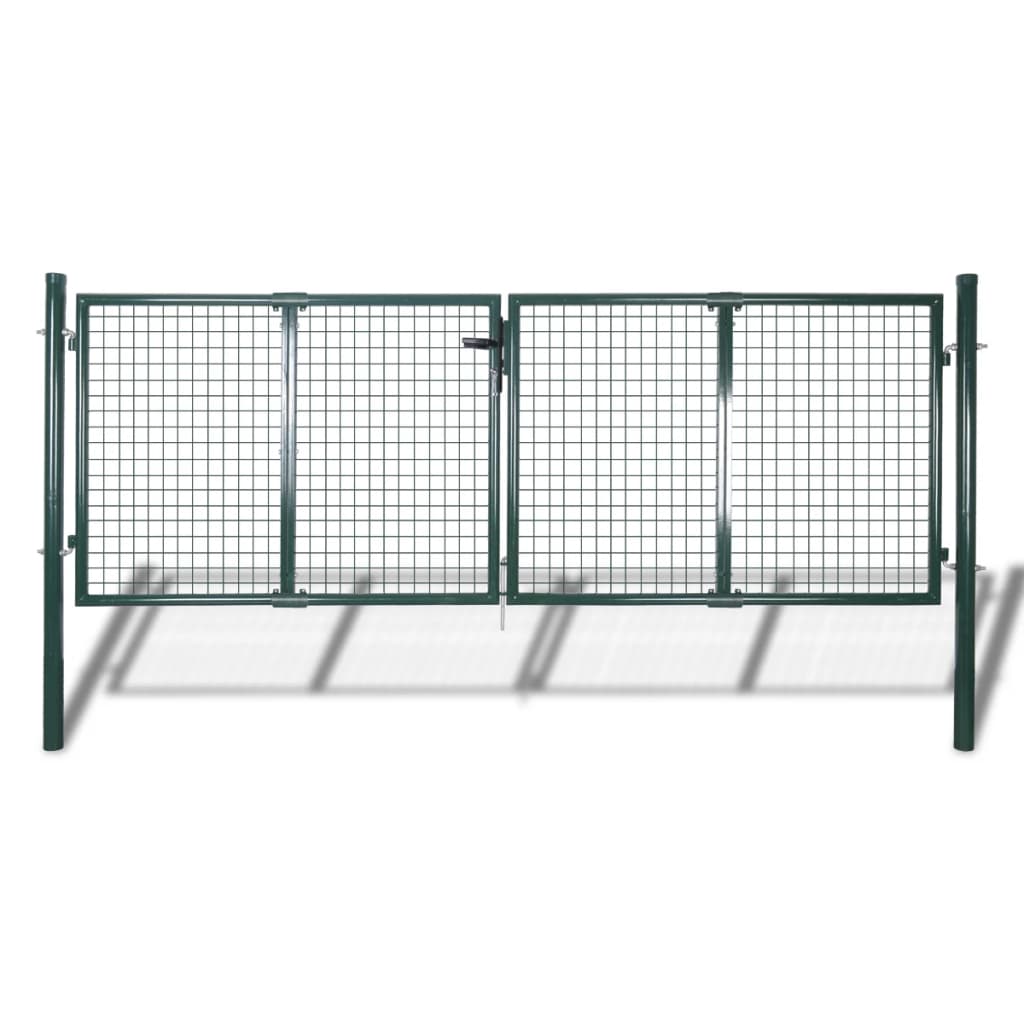 Gartengitter Tor Zaun Tür Wandgitter 306x75 cm