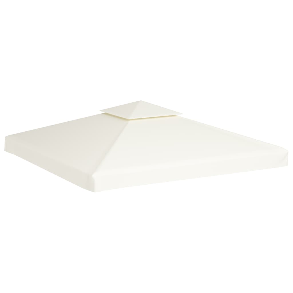 Gazebo replacement roof 310 g/m² cream white 3x3 m
