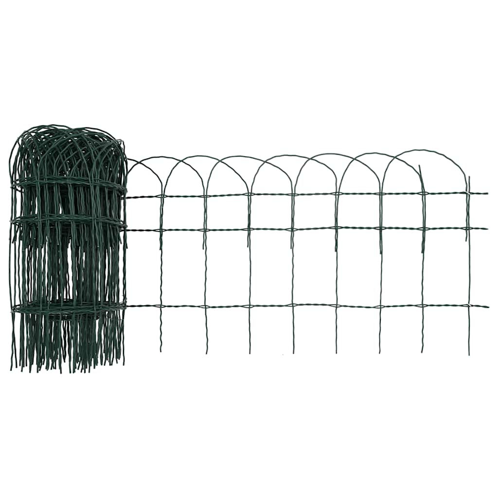 Beetzaun Pulverbeschichtetes Eisen 25×0,4 m