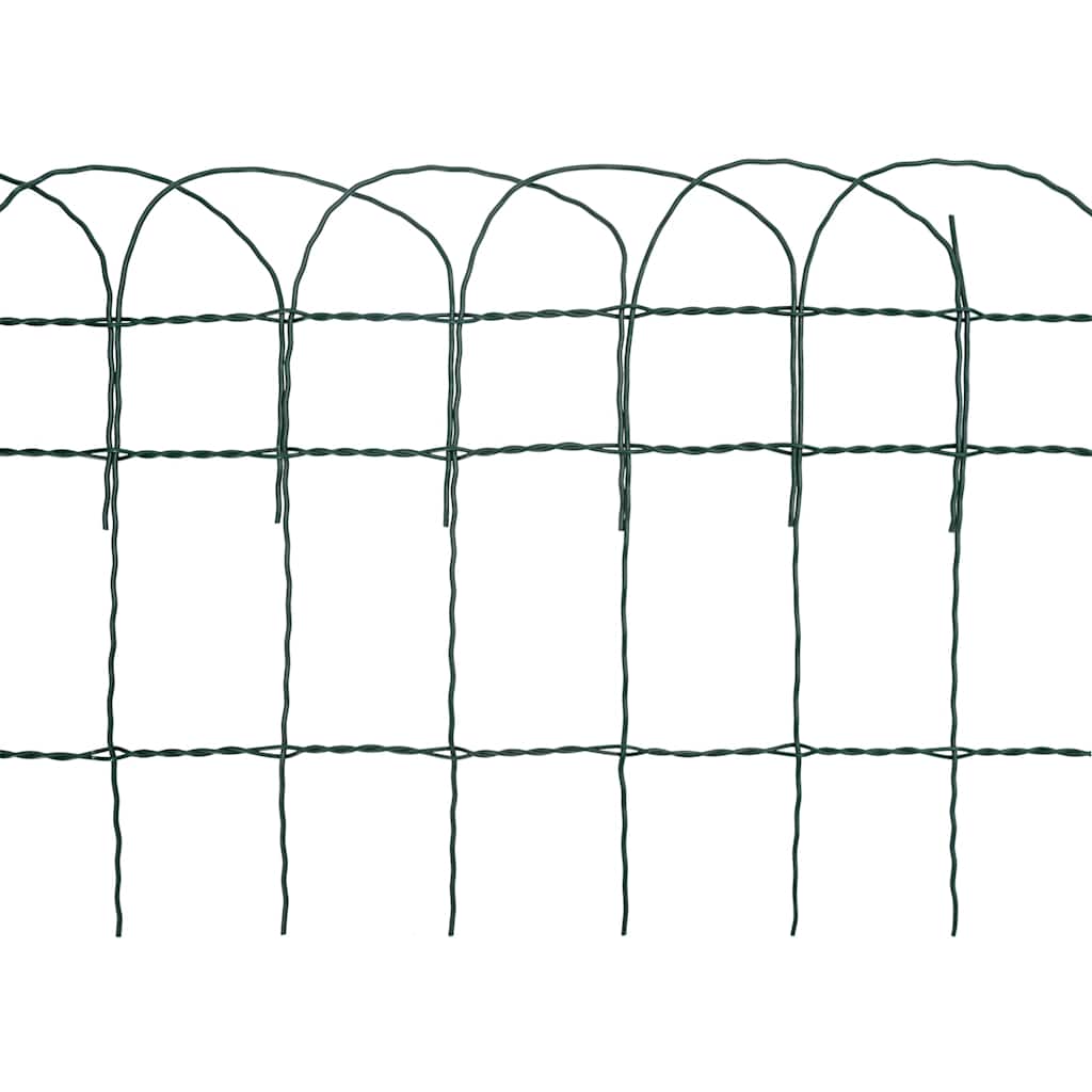 Beetzaun Pulverbeschichtetes Eisen 25×0,4 m