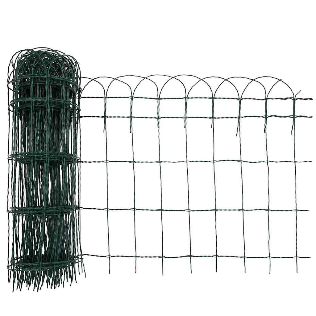 Beetzaun Pulverbeschichtetes Eisen 10×0,65 m