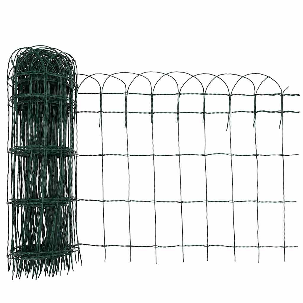 Beetzaun Pulverbeschichtetes Eisen 25×0,65 m