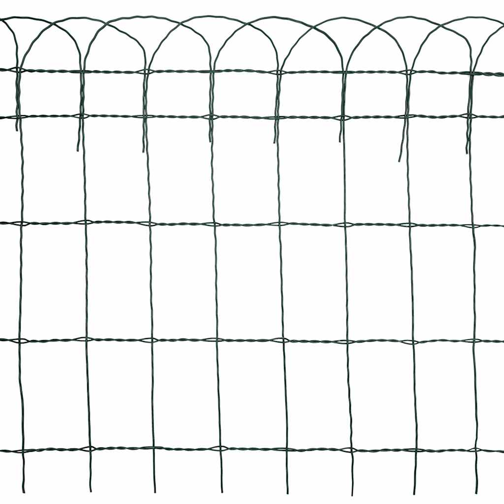 Beetzaun Pulverbeschichtetes Eisen 25×0,65 m
