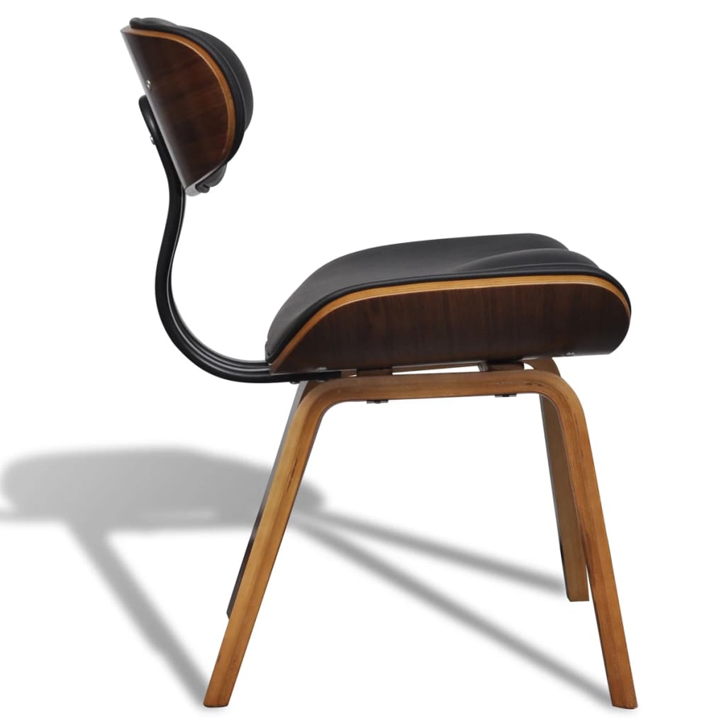 Dining room chairs 6 pcs. bentwood and imitation leather